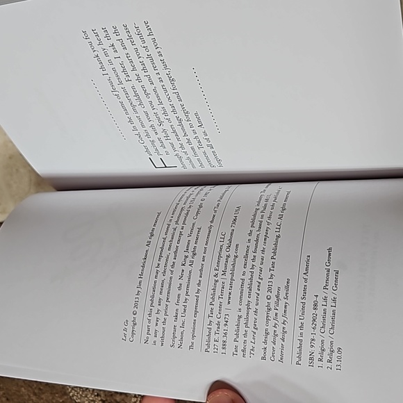 1/$7 or 2/$10 Let It Go: The Battle Of Forgiveness by Jim Hendrickson - Picture 4 of 6